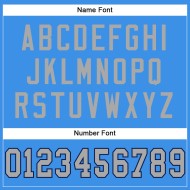 Custom Powder Blue Gray-Navy Mesh Authentic Football Jersey Custom Powder Blue Gray-Navy Mesh Authentic Football Jersey